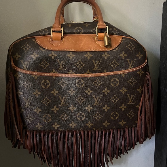 Vintage Boho Bags Louis Vuitton fringe Deauville - Picture 1 of 15